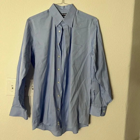 Kirkland Signature Shirts | Kirkland Signature Traditional Fit Non-Iron Dress Shirt | Color: Blue | Size: L | Allaboutthemoni's Closet Kirkland Signature Shirts | Kirkland Signature Traditional Fit Non-Iron Dress Shirt | Color: Blue | Size: L | Allaboutthemoni's Closet